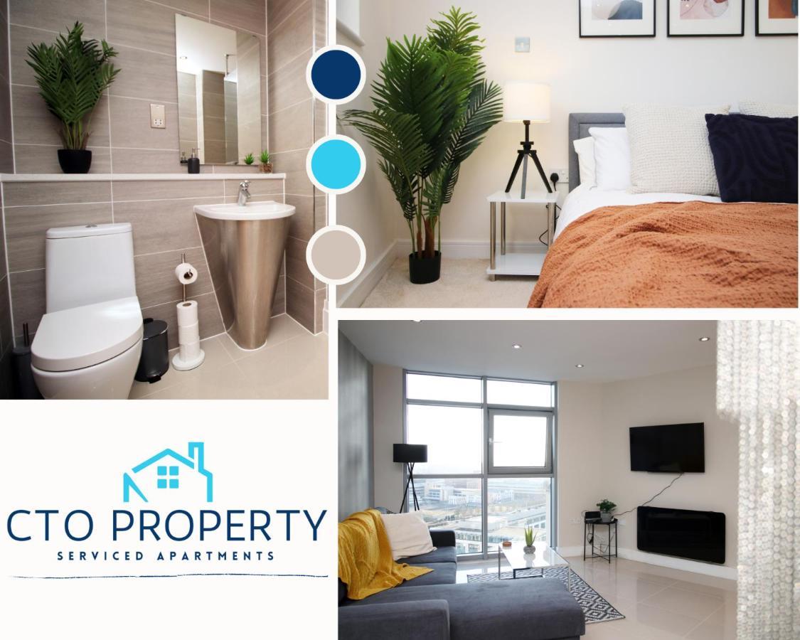 קארדיף The Skyline - Luxury City Centre Flat With Designated Parking מראה חיצוני תמונה